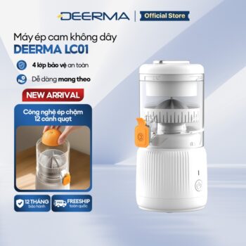 Máy ép cam không dây Deerma LC01 sạc USB, nhỏ gọn dễ dàng mang theo – Bảo hành 12 tháng